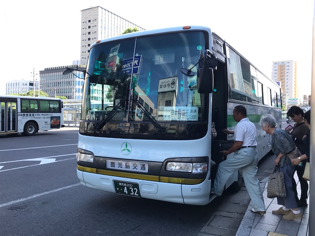 JR鹿児島中央駅前から串木野新港直行便の高速バスで甑島へアクセスする方法